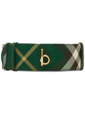 Burberry Green  wide Rocking Horse belt